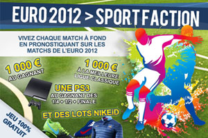 Gagnez 2 500€ en pariant sur l’Euro avec Sport Faction ! 